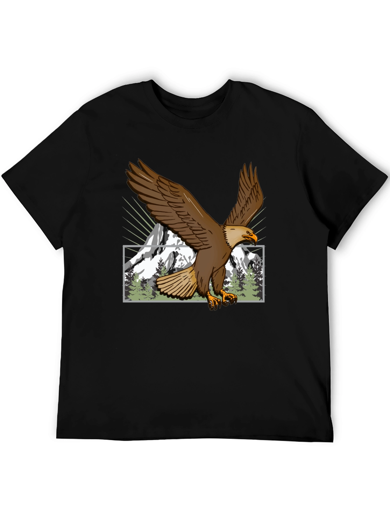 Eagle Mountain Graphic Tee - Nature Lovers Shirt