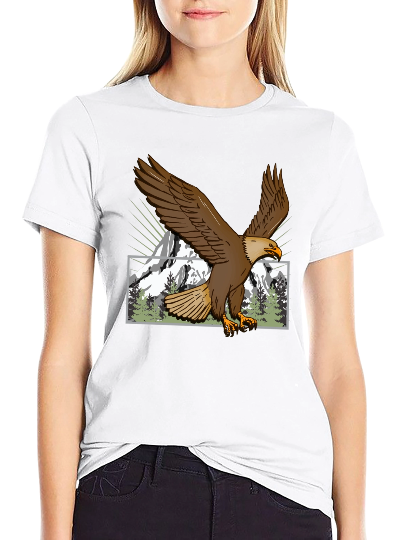 Eagle Mountain Graphic Tee - Nature Lovers Shirt
