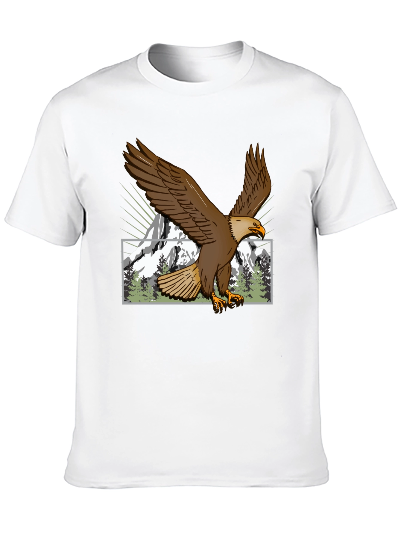 Eagle Mountain Graphic Tee - Nature Lovers Shirt