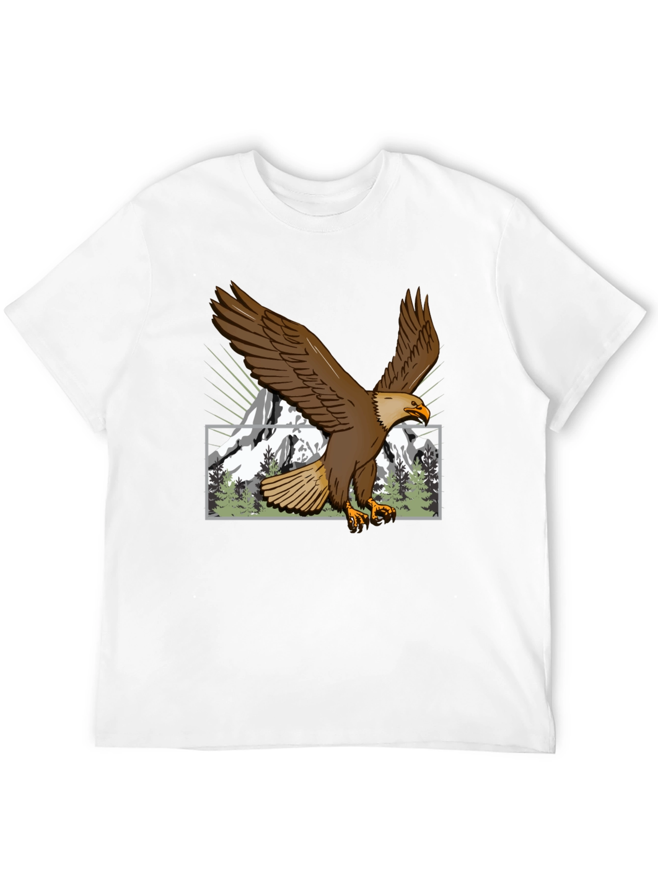 Eagle Mountain Graphic Tee - Nature Lovers Shirt