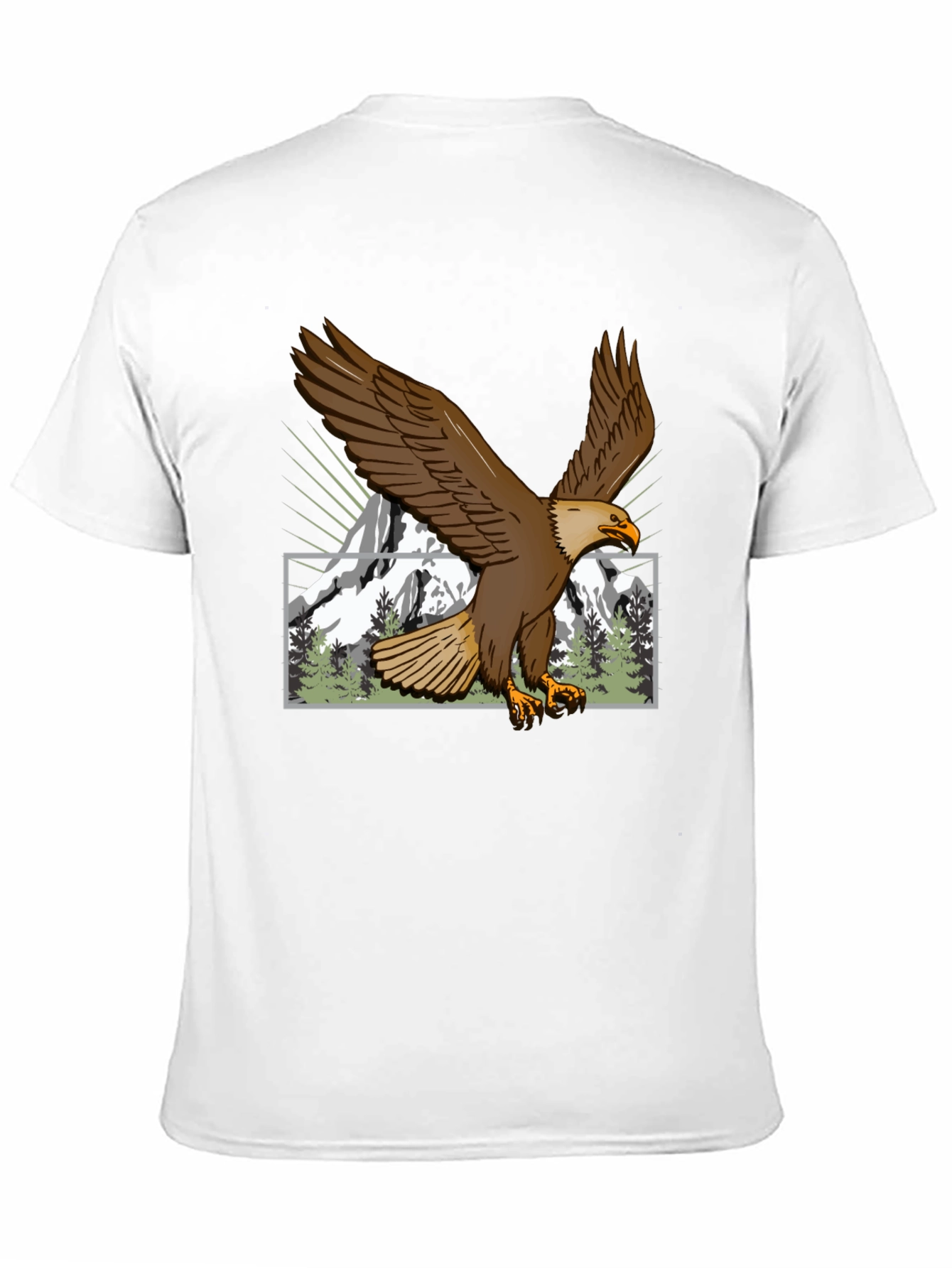Eagle Mountain Graphic Tee - Nature Lovers Shirt