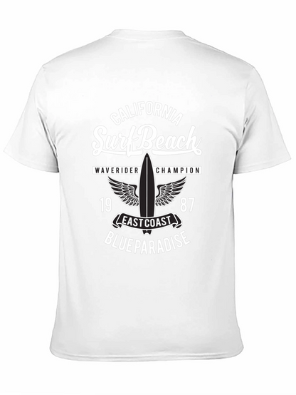 California Surf Beach Graphic T-Shirt