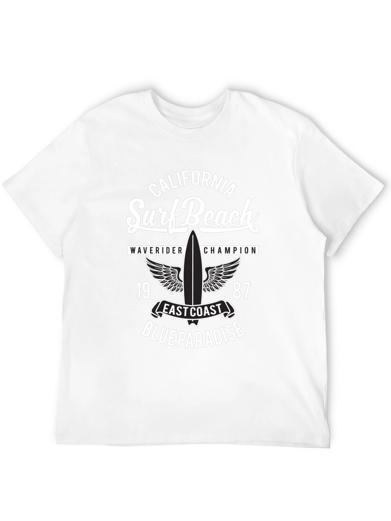 California Surf Beach Graphic T-Shirt