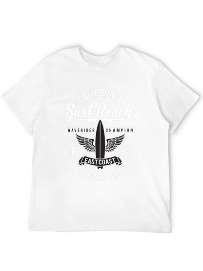 California Surf Beach Graphic T-Shirt