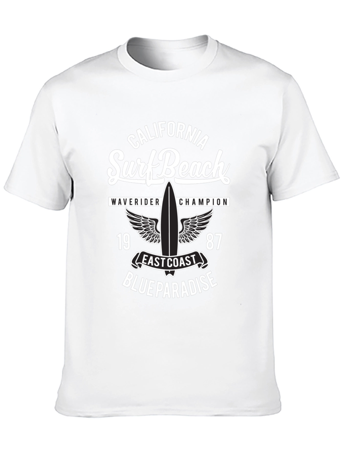 California Surf Beach Graphic T-Shirt