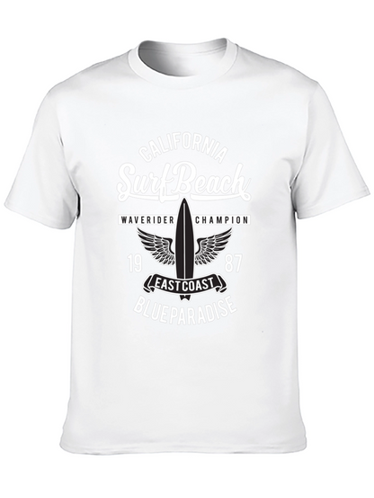 California Surf Beach Graphic T-Shirt
