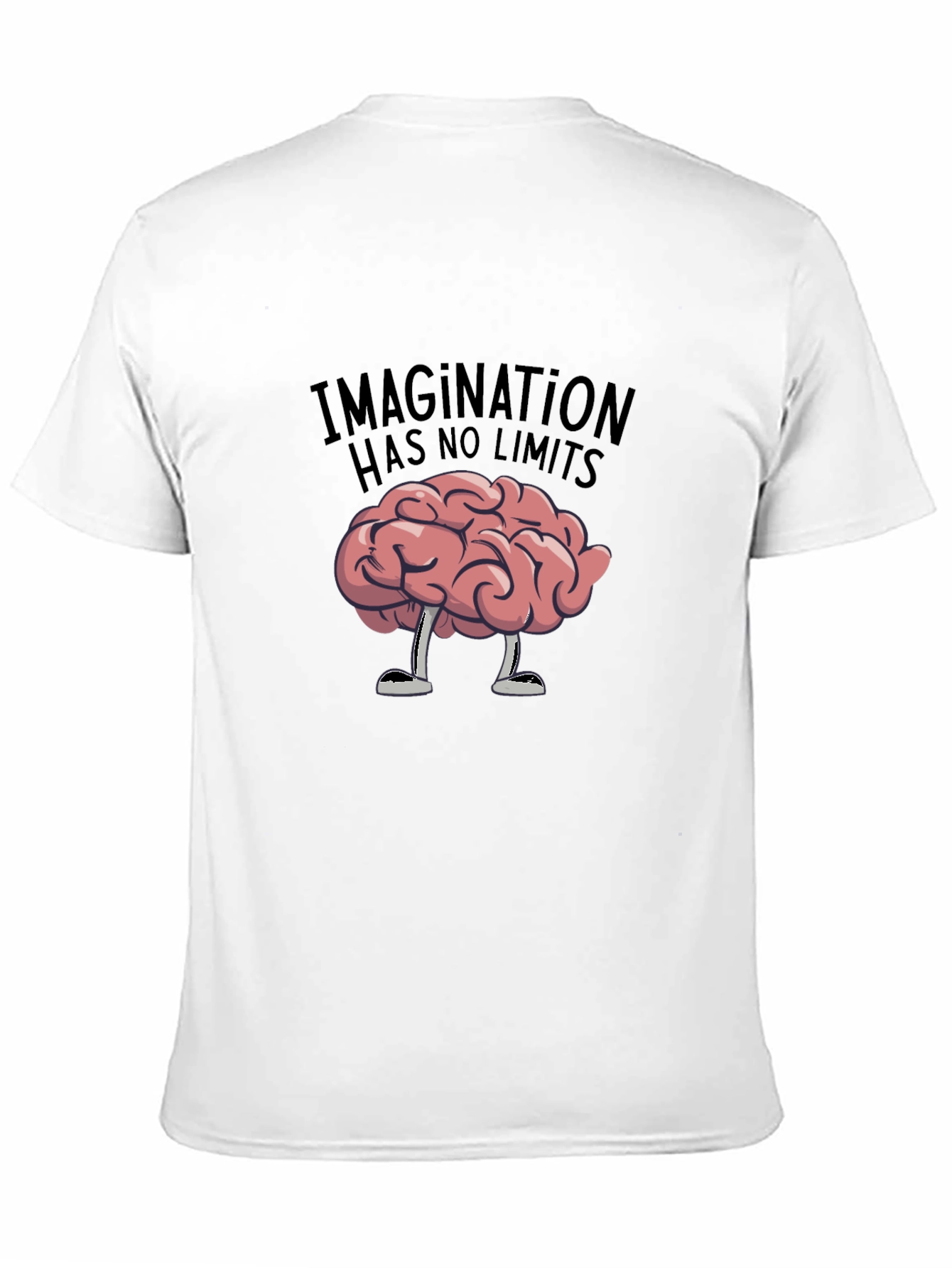 Imagination Has No Limits Brain Graphic Tee