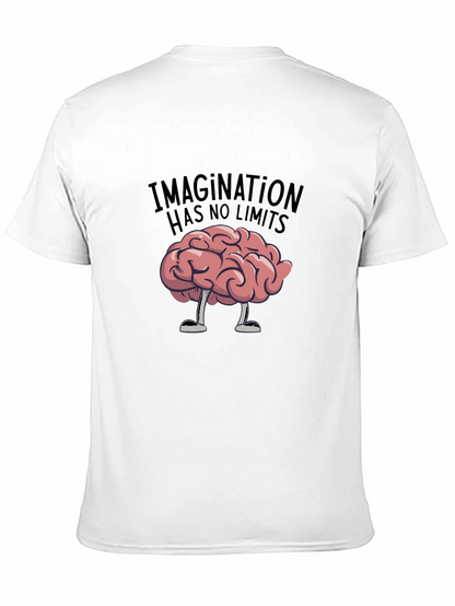 Imagination Has No Limits Brain Graphic Tee