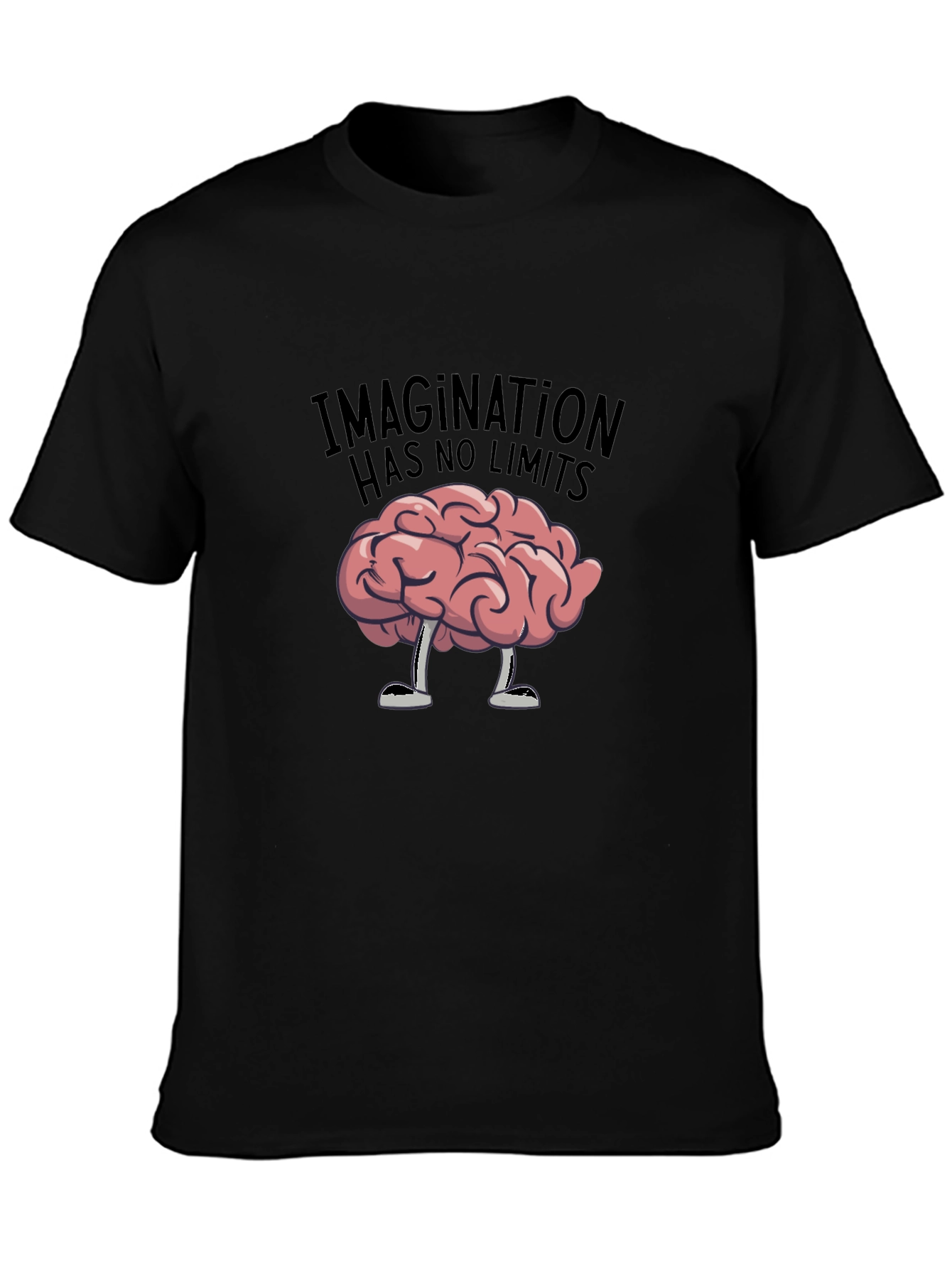 Imagination Has No Limits Brain Graphic Tee