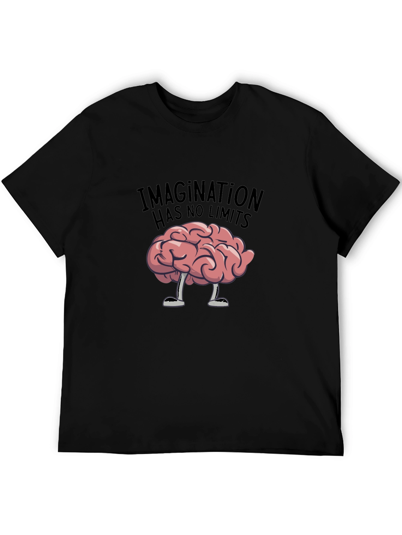 Imagination Has No Limits Brain Graphic Tee
