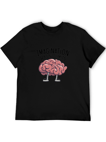 Imagination Has No Limits Brain Graphic Tee