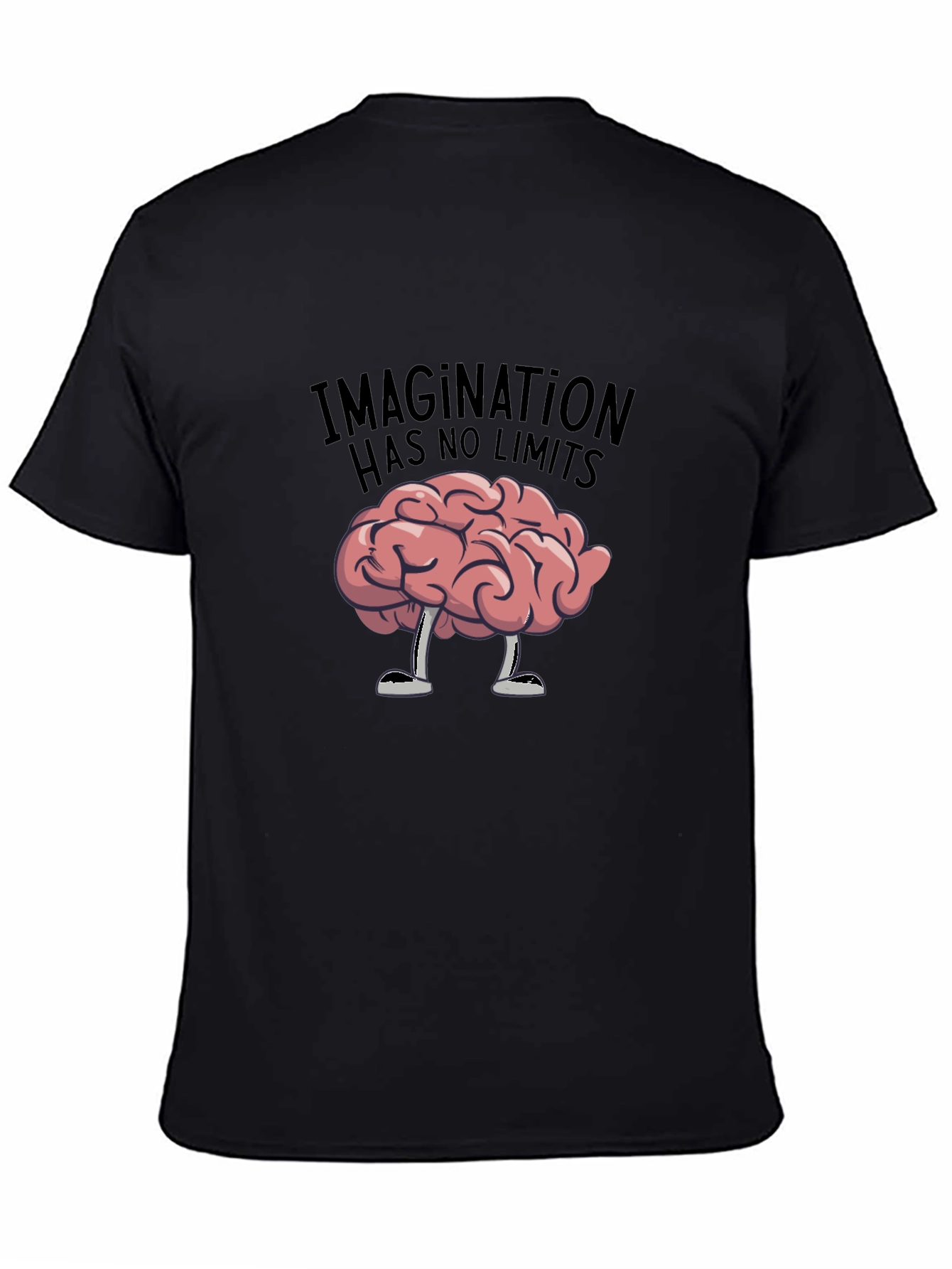 Imagination Has No Limits Brain Graphic Tee