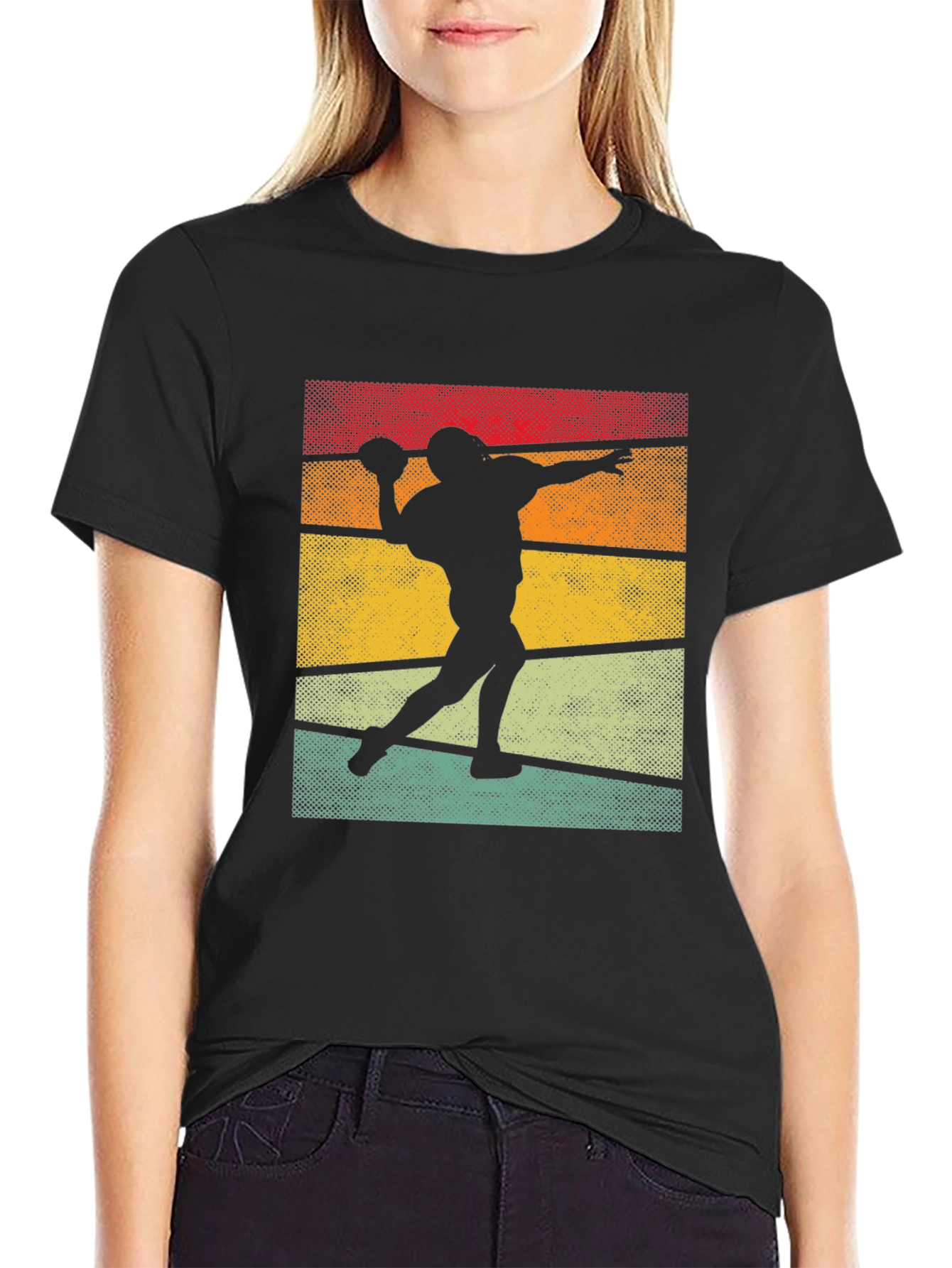 Retro Football Silhouette T-Shirt