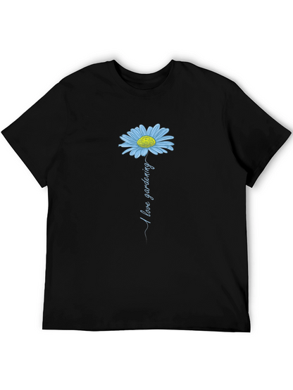 I Love Gardening Graphic Tee - Black Unisex Shirt