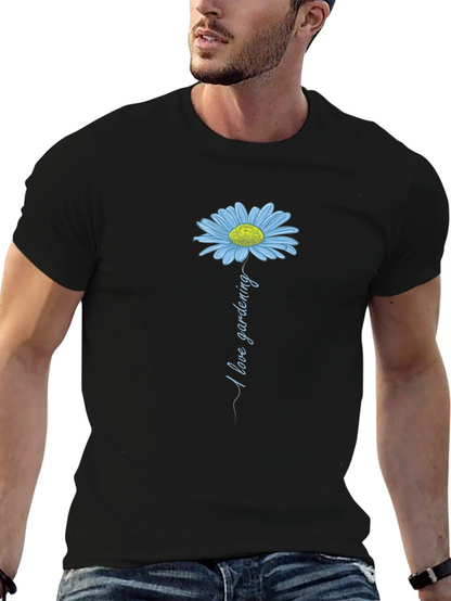 I Love Gardening Graphic Tee - Black Unisex Shirt