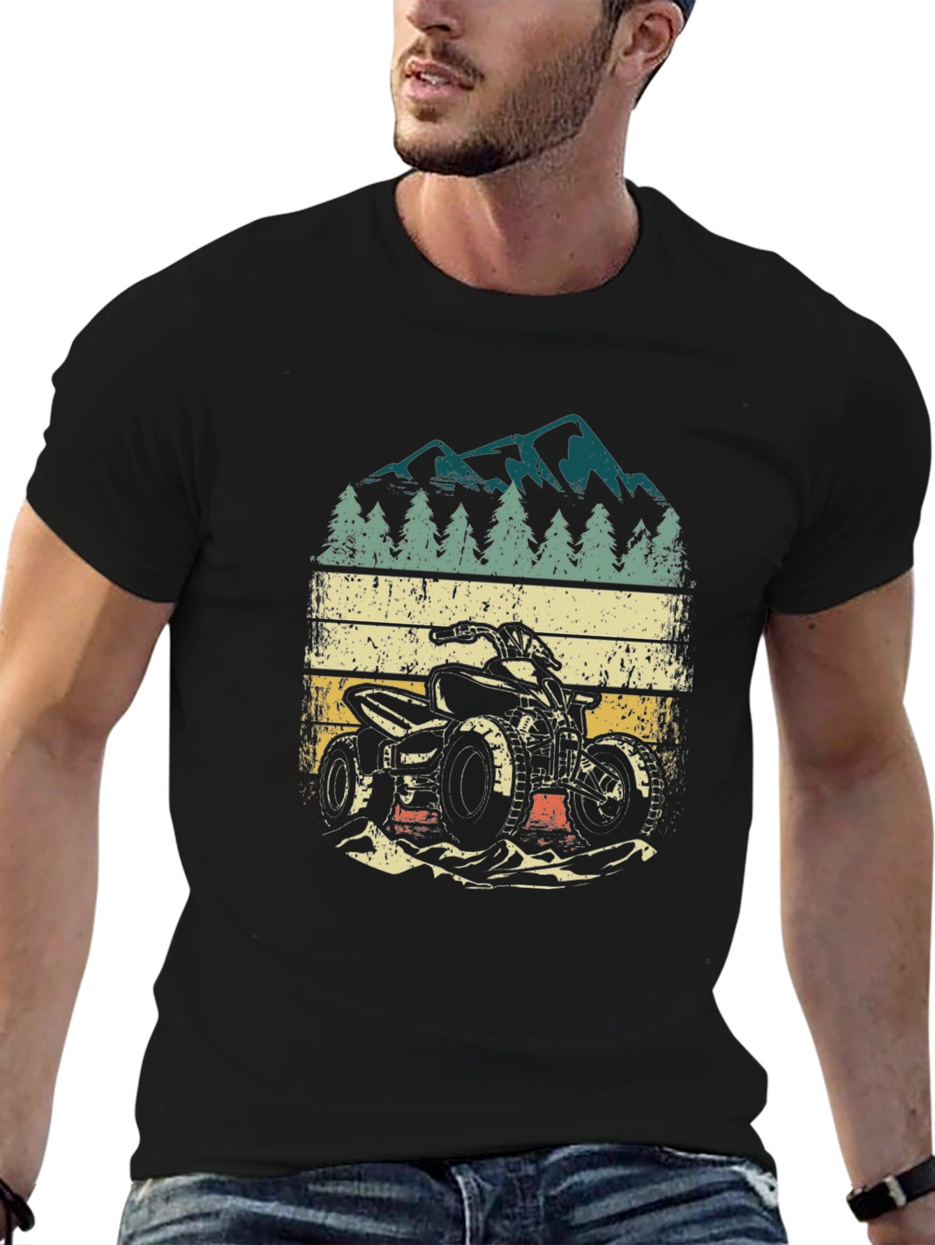Retro ATV T-Shirt - Off-Road Adventure Style