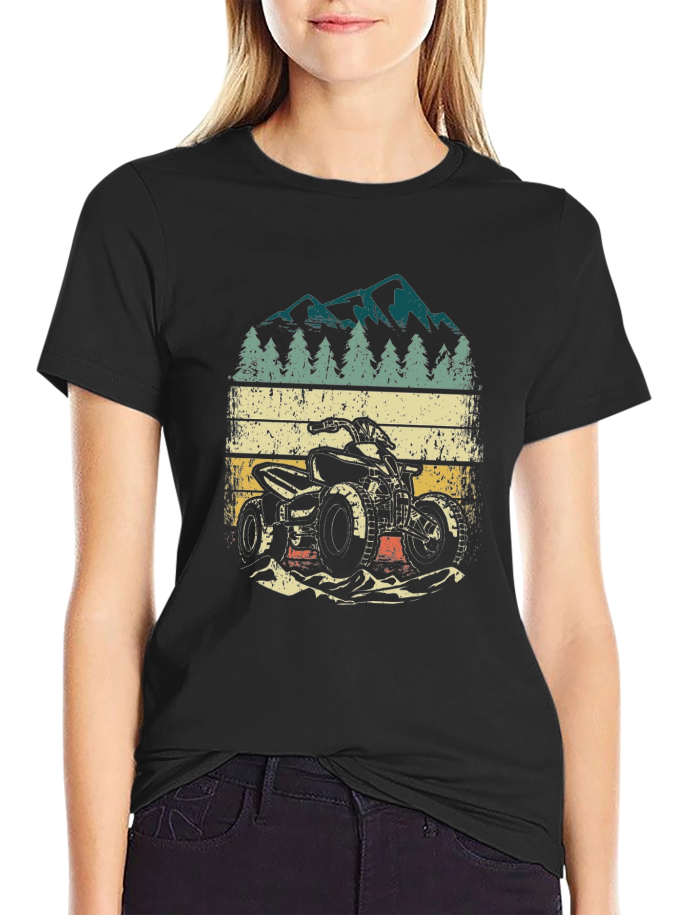 Retro ATV T-Shirt - Off-Road Adventure Style