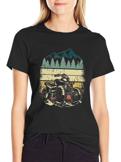Retro ATV T-Shirt - Off-Road Adventure Style