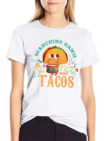 Marching Band and Tacos Graphic Tee