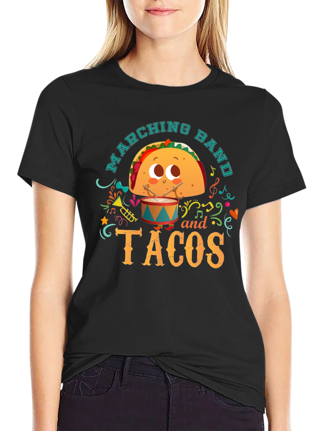 Marching Band and Tacos Graphic Tee