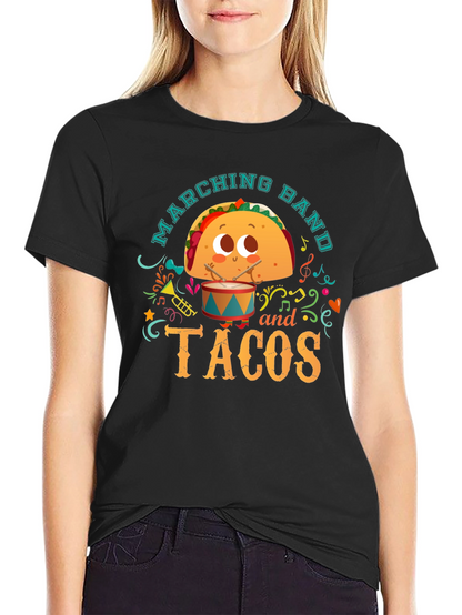 Marching Band and Tacos Graphic Tee