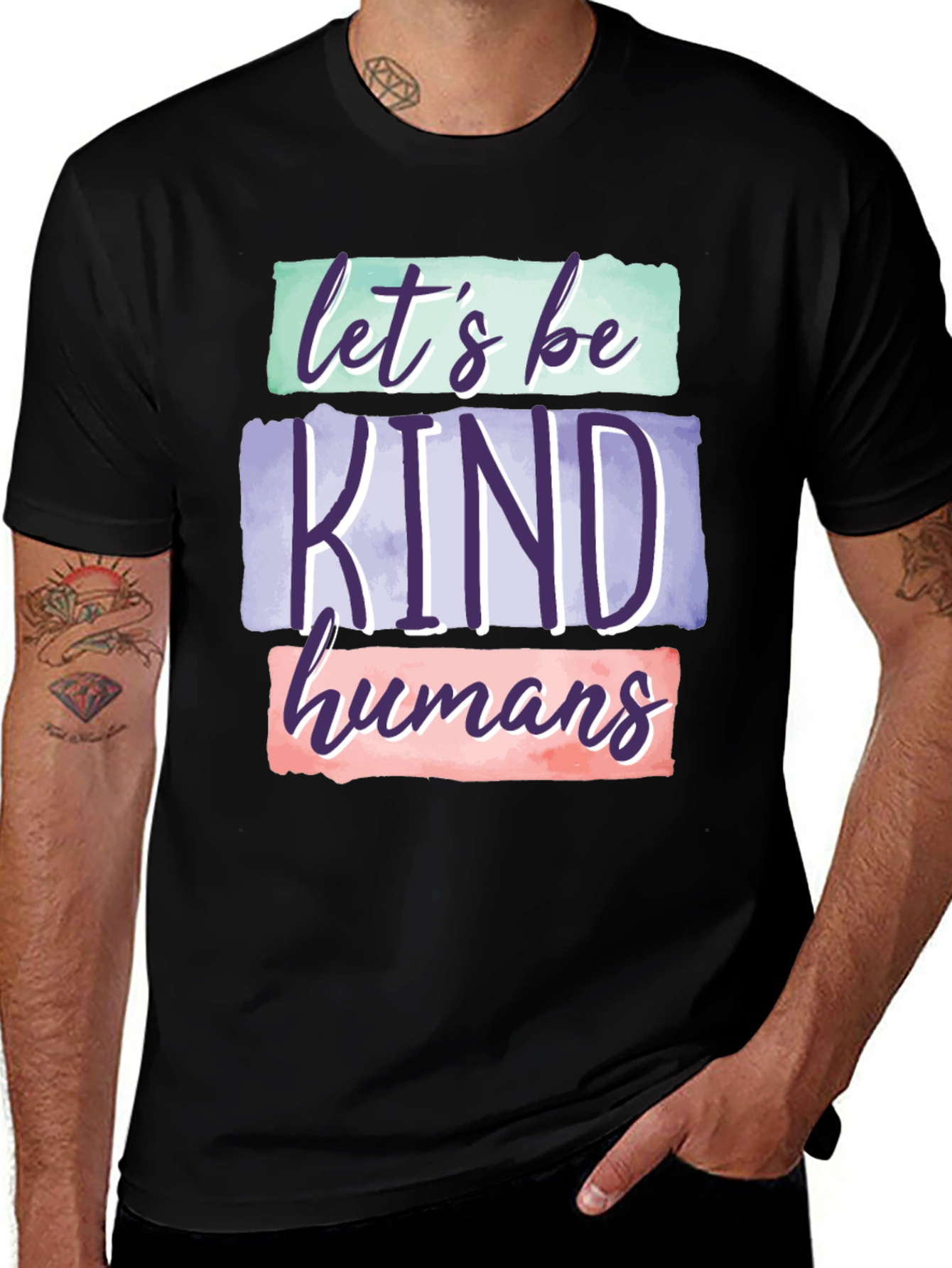 Lets Be Kind Humans Graphic T-Shirt