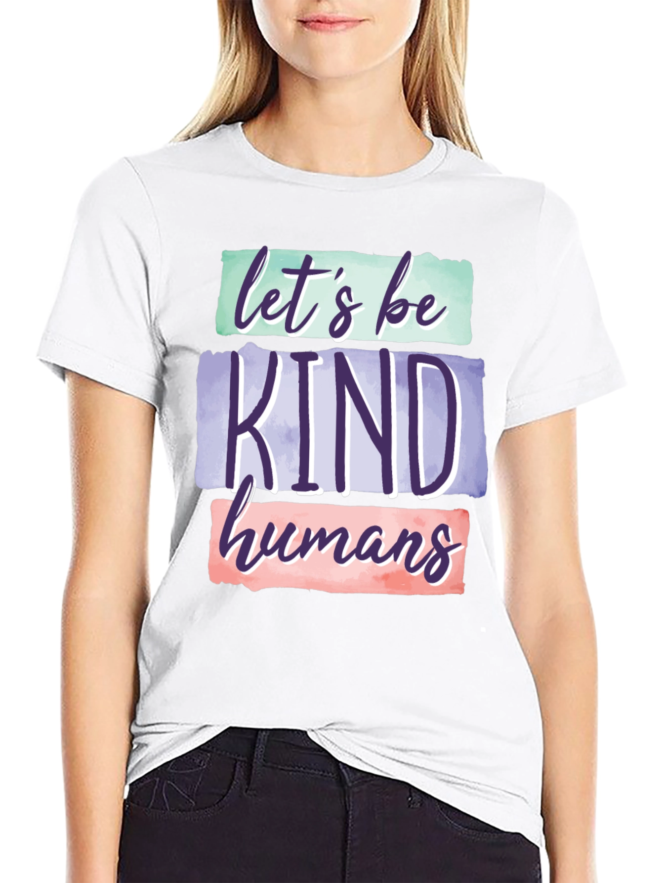 Lets Be Kind Humans Graphic T-Shirt