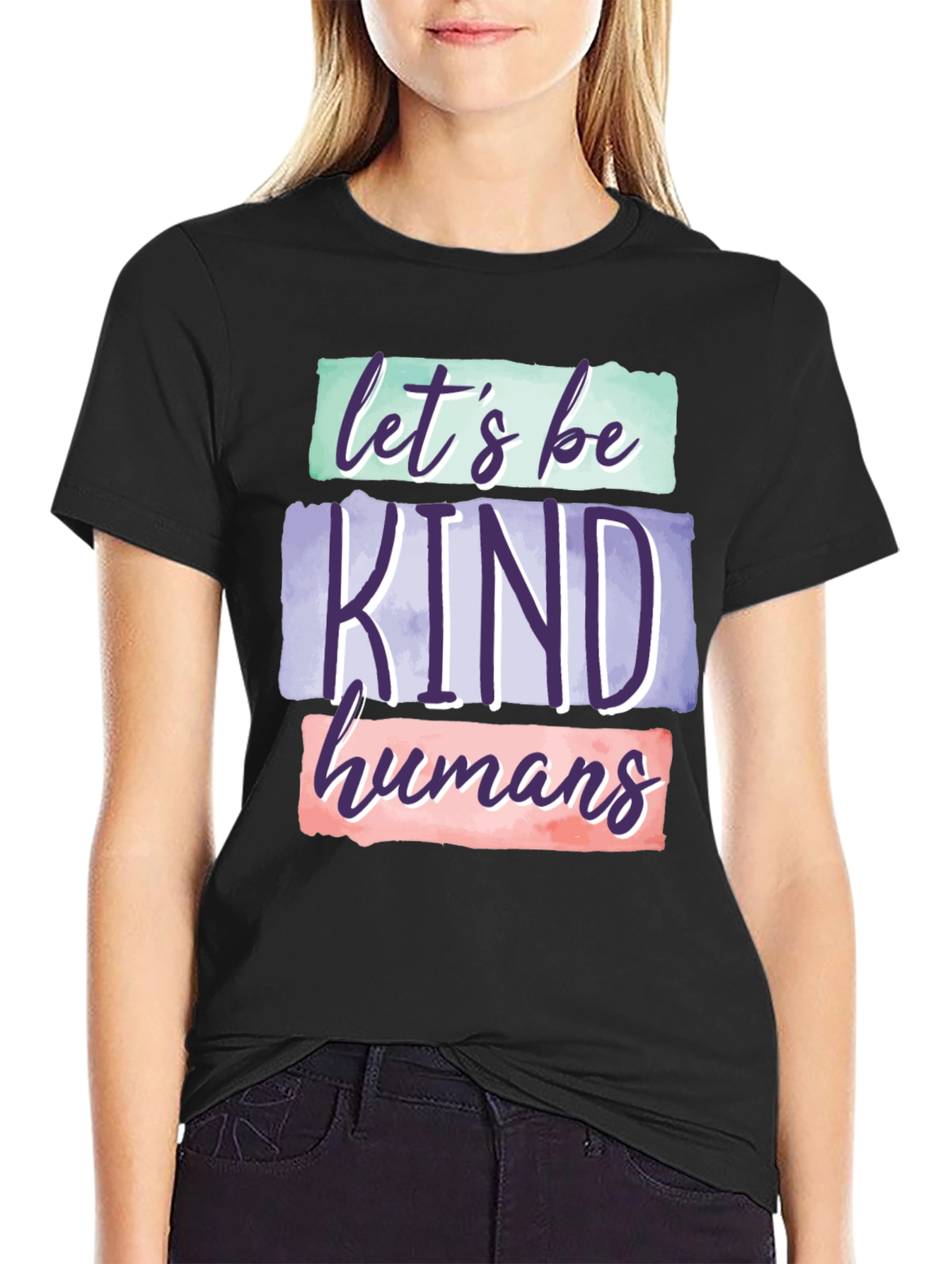 Lets Be Kind Humans Graphic T-Shirt