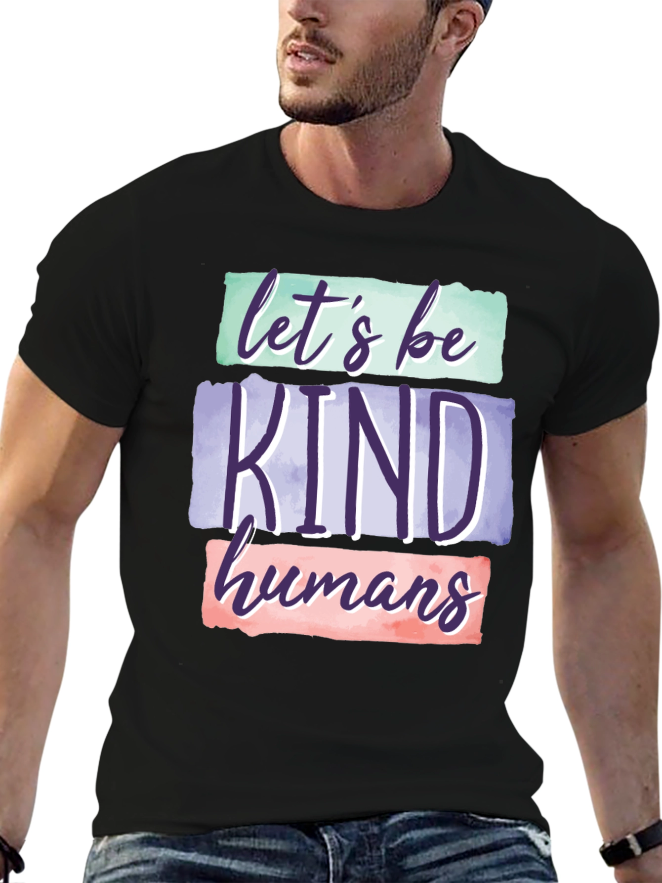 Lets Be Kind Humans Graphic T-Shirt
