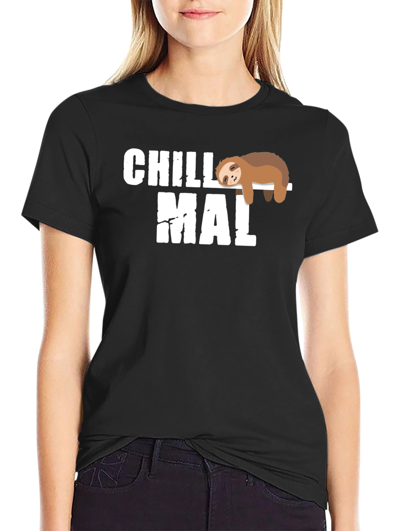 Chill Mal Sloth T-Shirt - Relaxed Fit