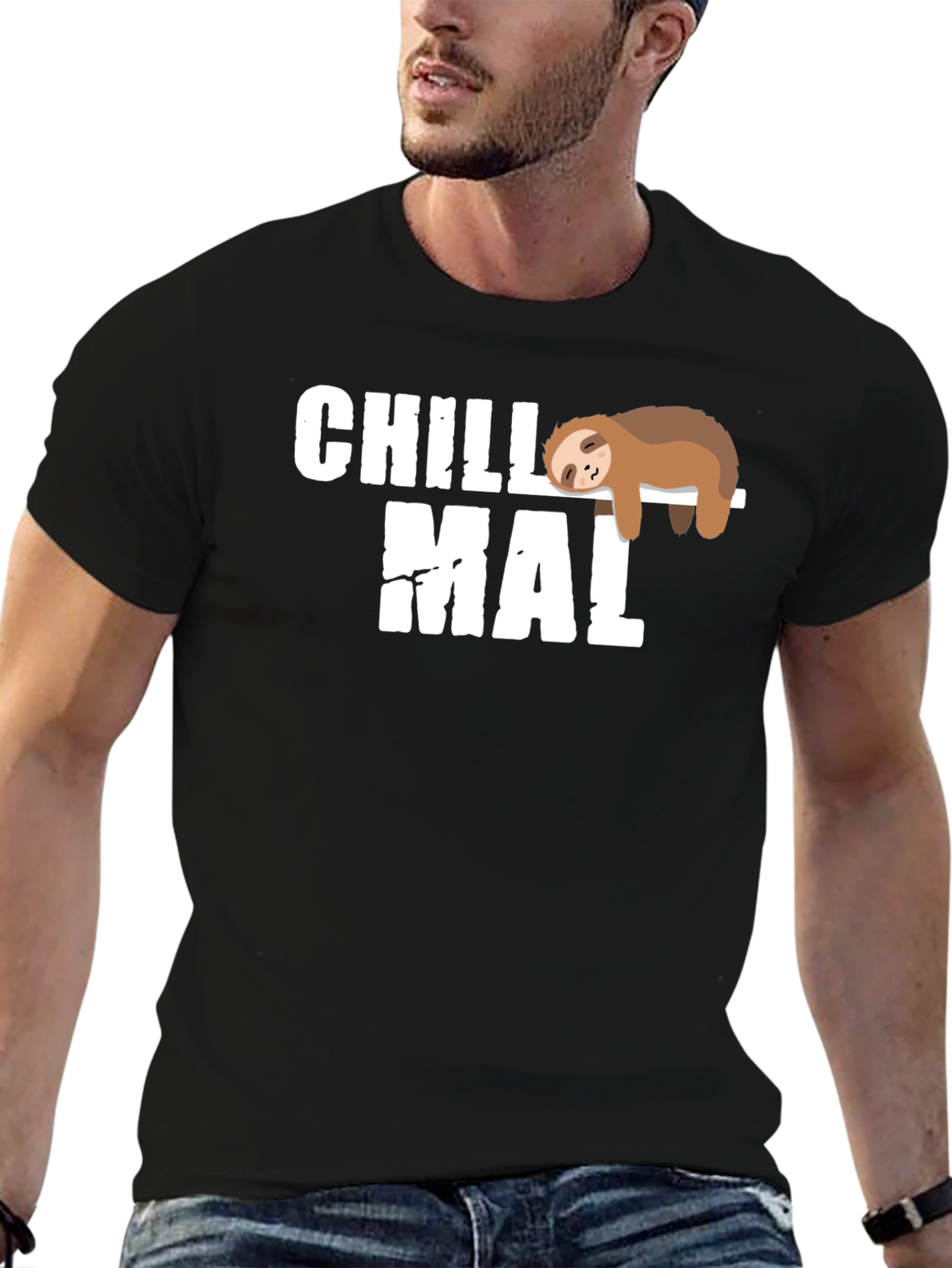 Chill Mal Sloth T-Shirt - Relaxed Fit