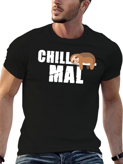 Chill Mal Sloth T-Shirt - Relaxed Fit