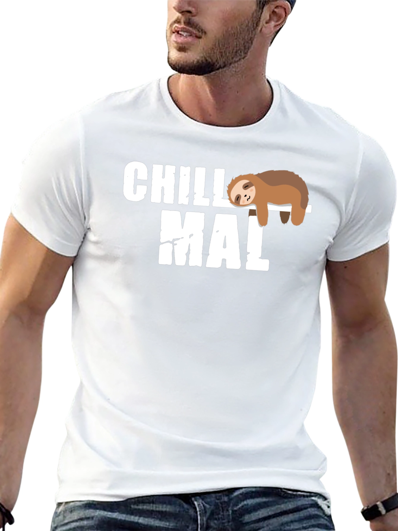 Chill Mal Sloth T-Shirt - Relaxed Fit