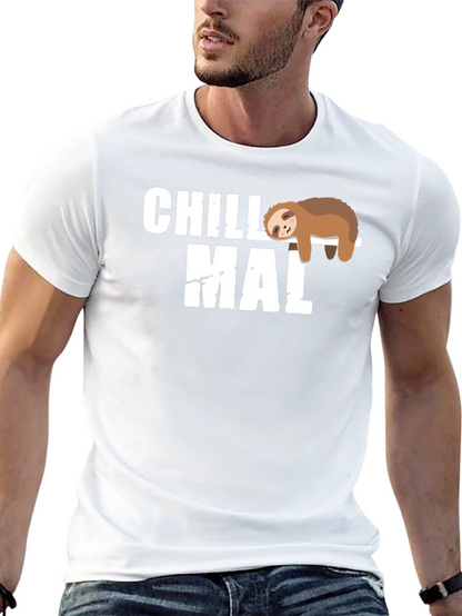 Chill Mal Sloth T-Shirt - Relaxed Fit