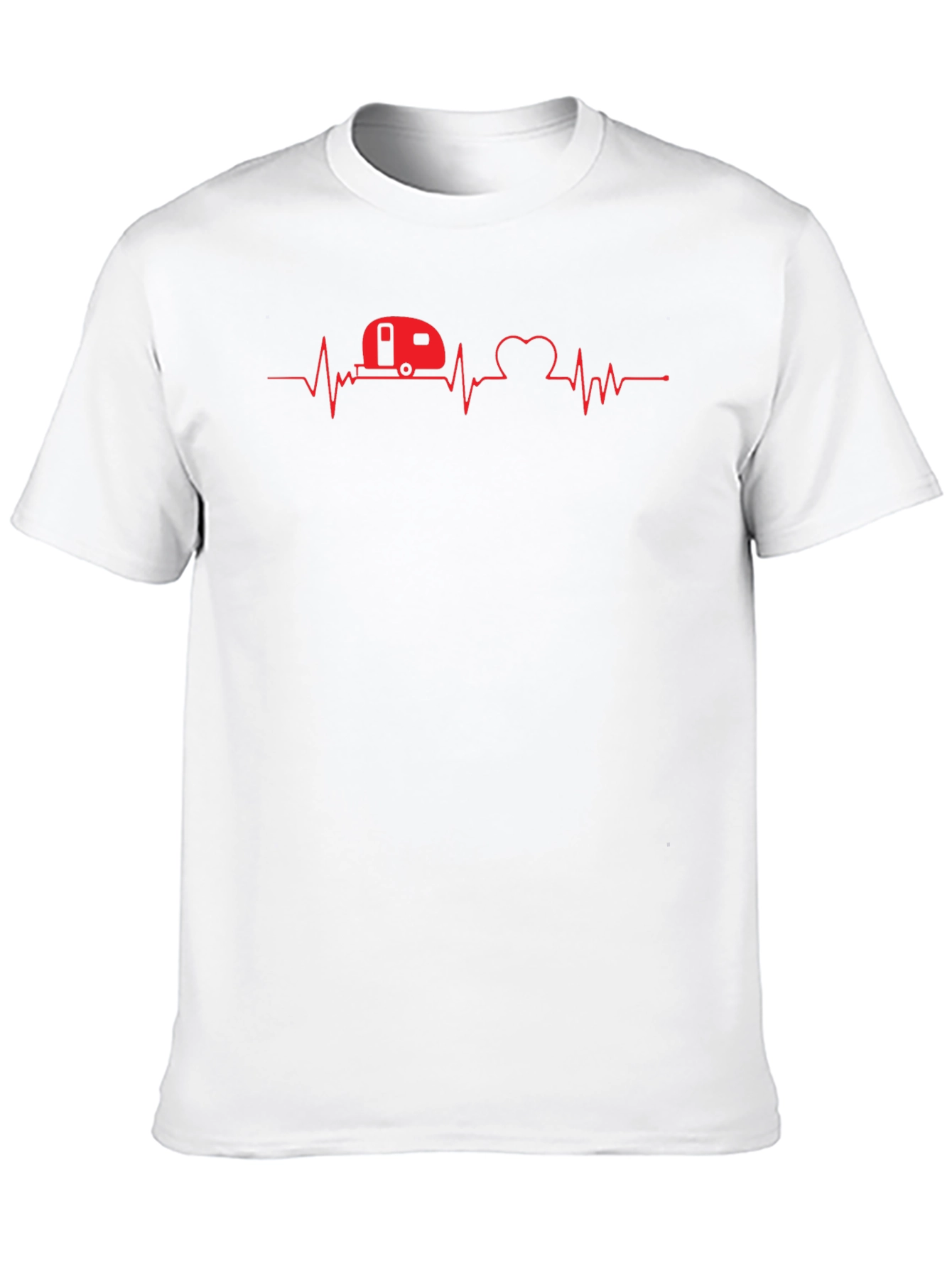 RV Heartbeat T-Shirt - Camping Love Tee