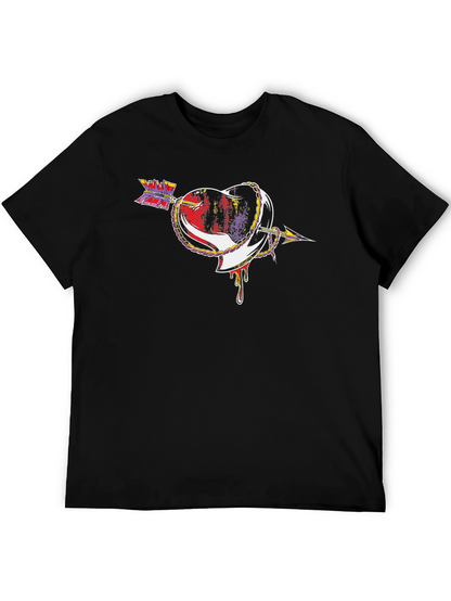 Heart Arrow Graphic Tee - Unique Design