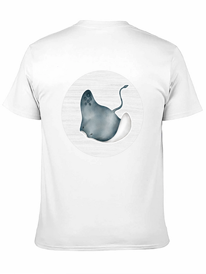 Stingray Graphic Tee - Black Cotton Blend
