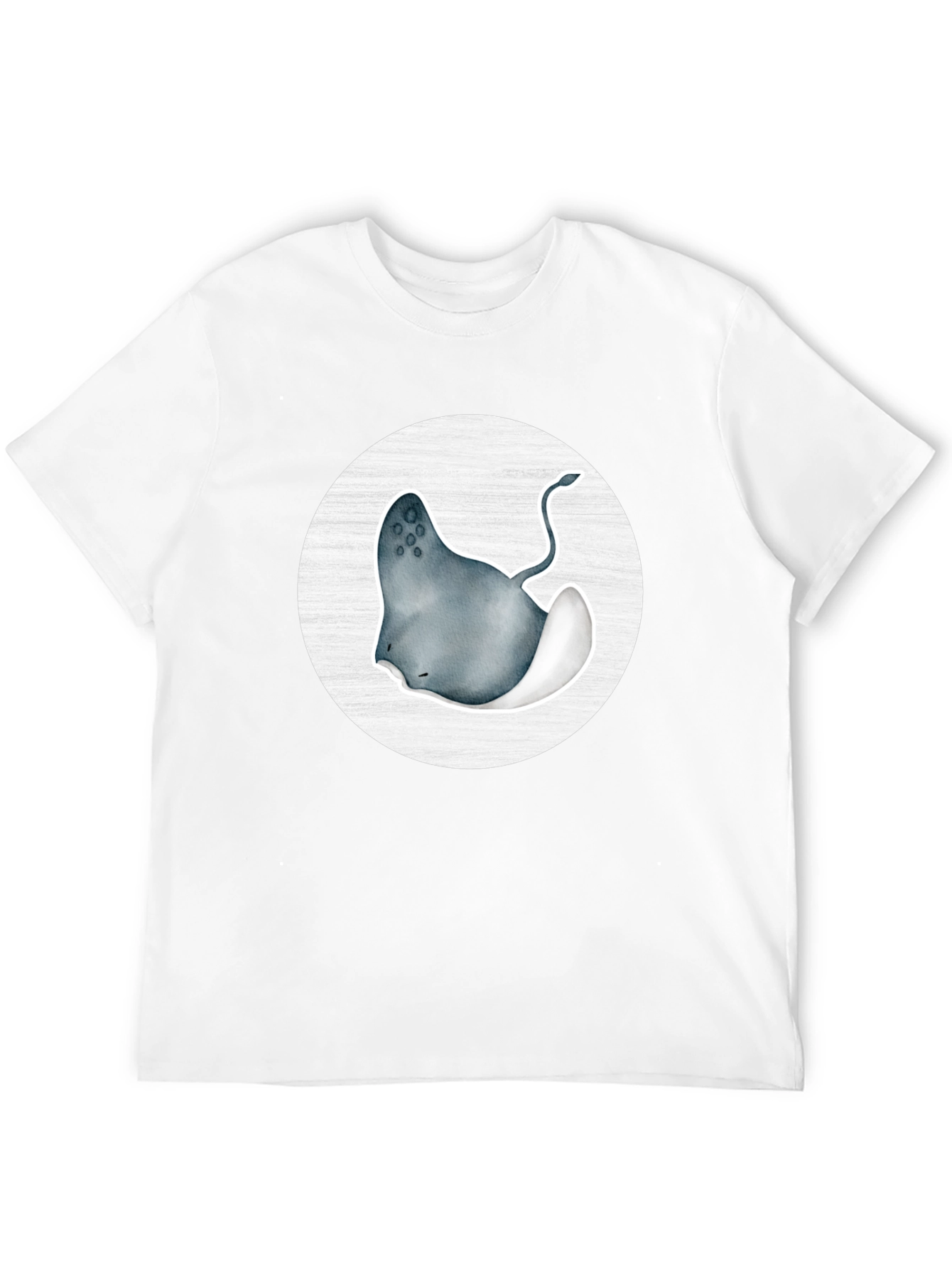 Stingray Graphic Tee - Black Cotton Blend