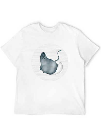Stingray Graphic Tee - Black Cotton Blend