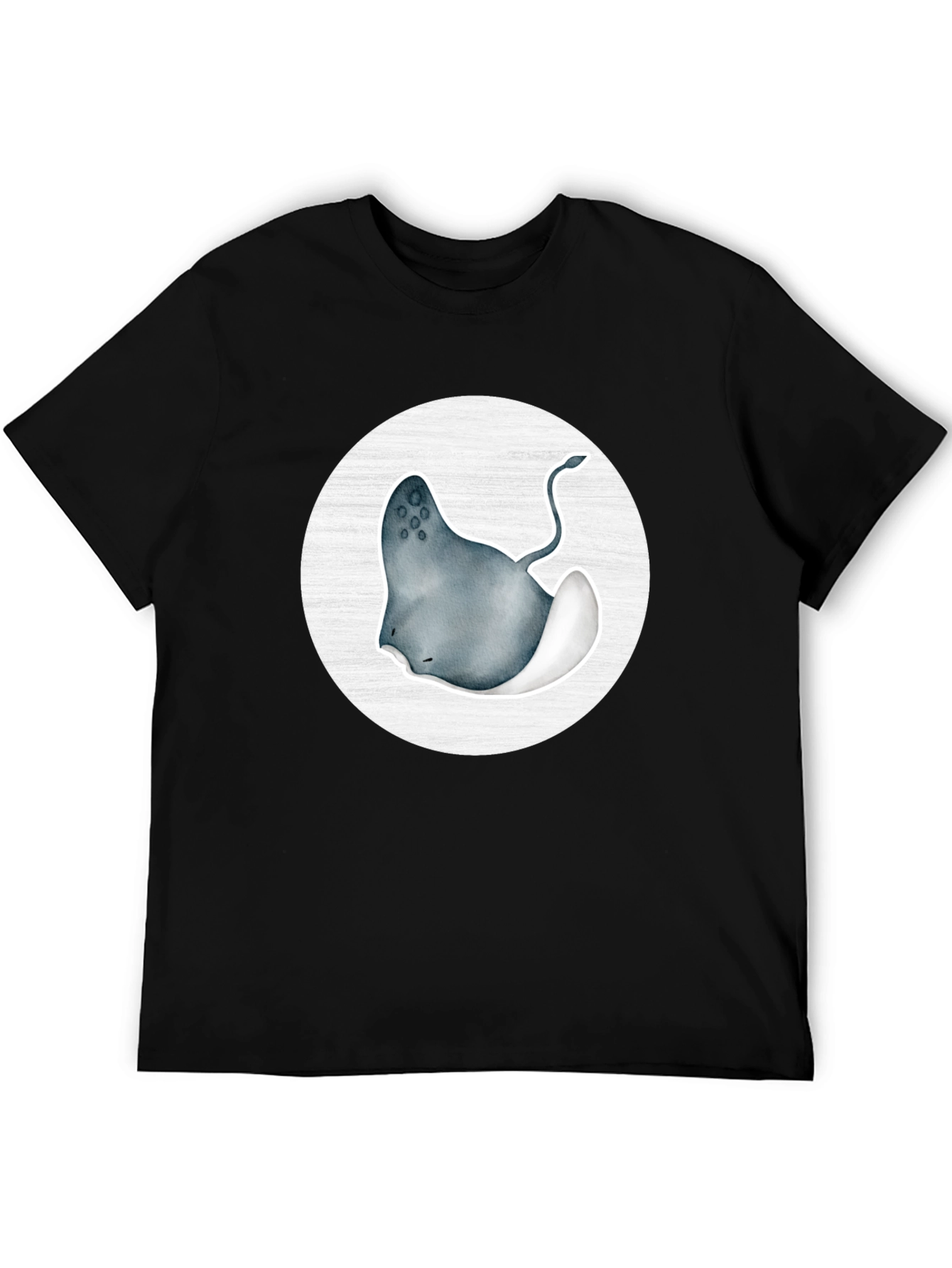 Stingray Graphic Tee - Black Cotton Blend