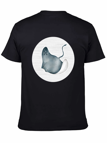 Stingray Graphic Tee - Black Cotton Blend