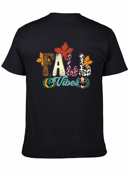 Fall Vibes Leopard Print T-Shirt
