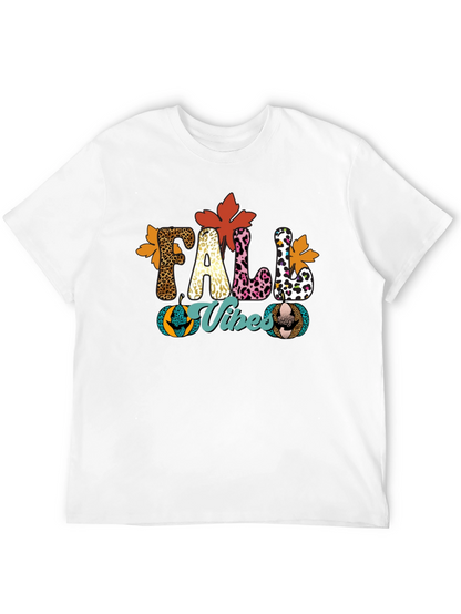 Fall Vibes Leopard Print T-Shirt