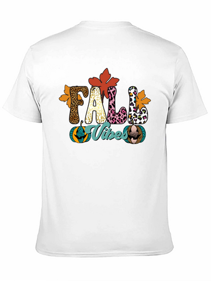Fall Vibes Leopard Print T-Shirt
