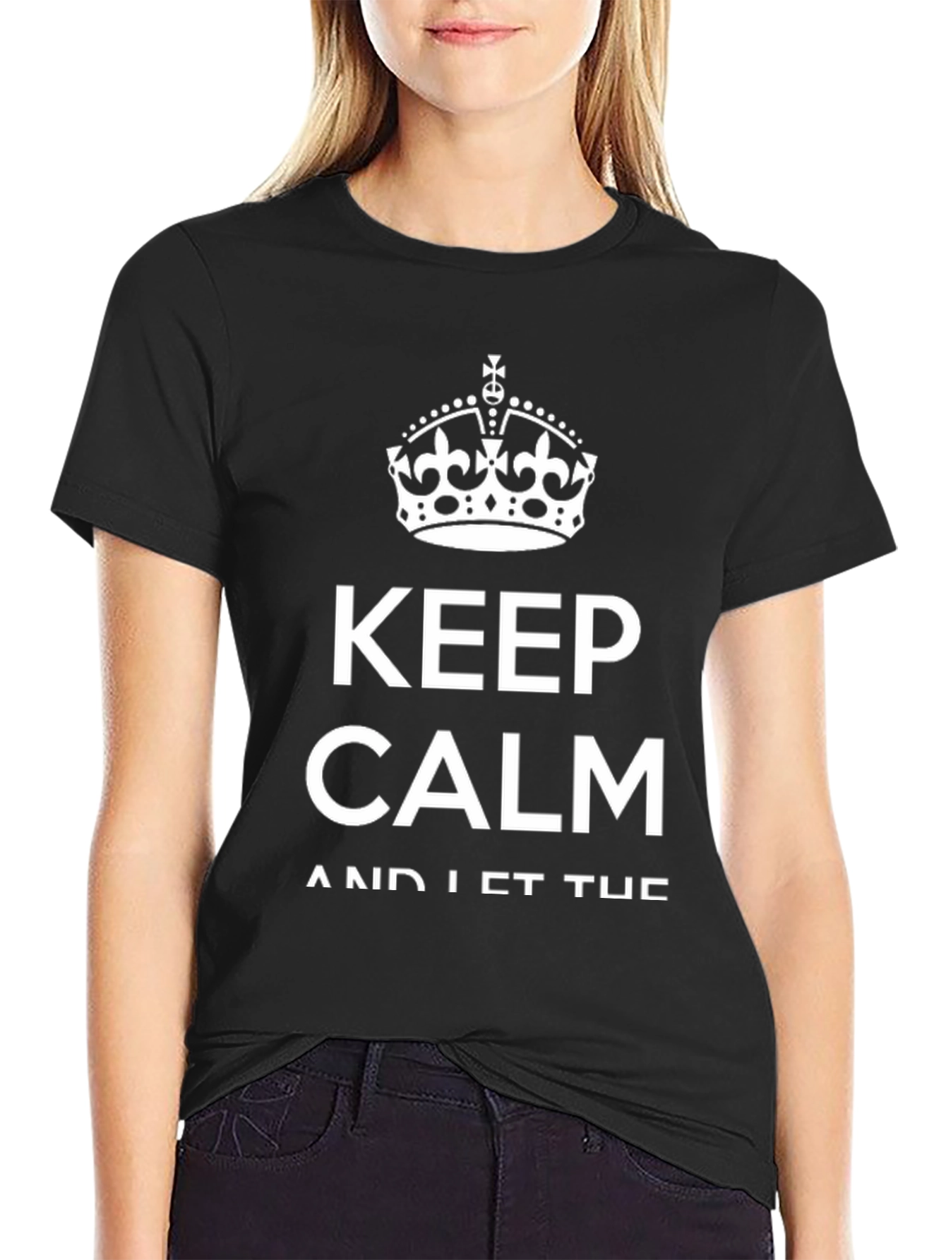 Keep Calm T-Shirt - Crown Graphic Tee