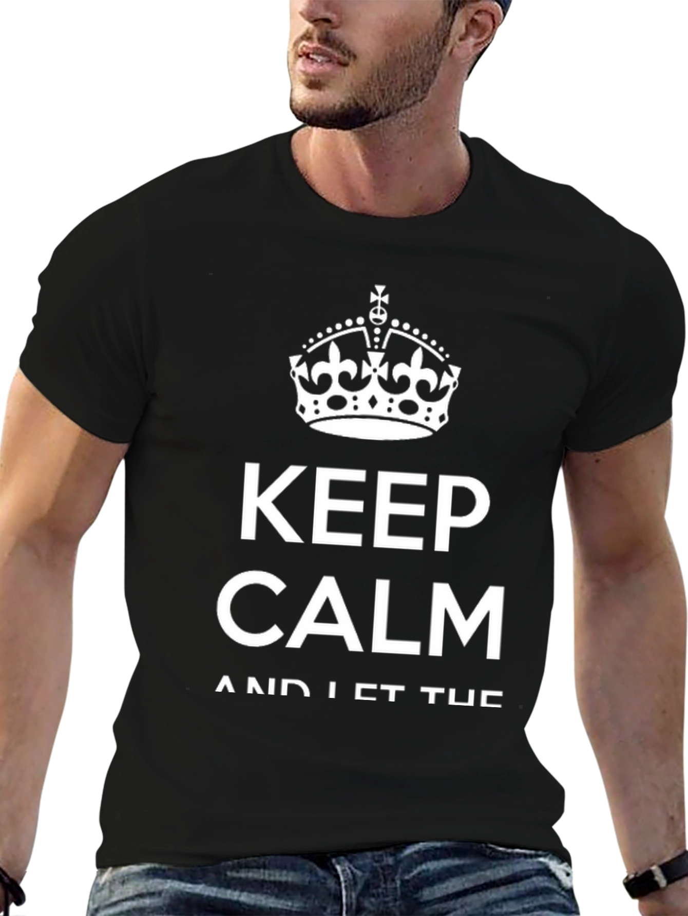 Keep Calm T-Shirt - Crown Graphic Tee