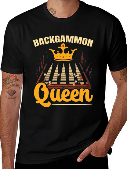 Backgammon Queen Graphic Tee