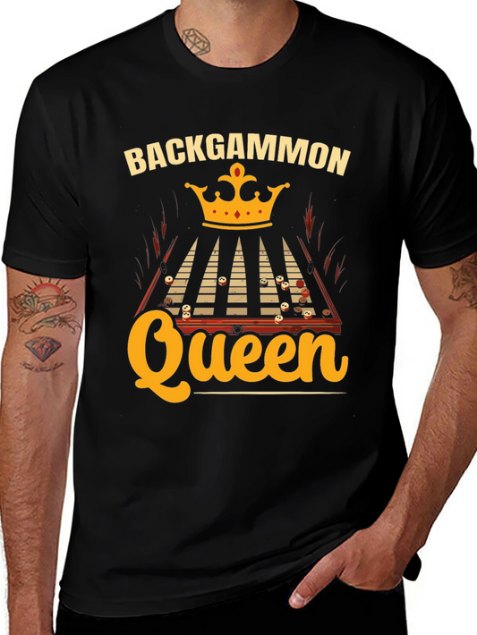 Backgammon Queen Graphic Tee