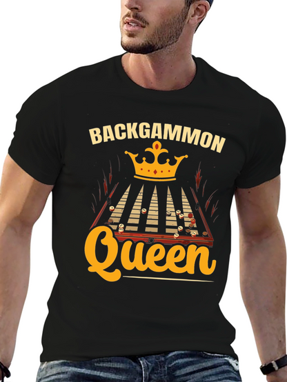 Backgammon Queen Graphic Tee