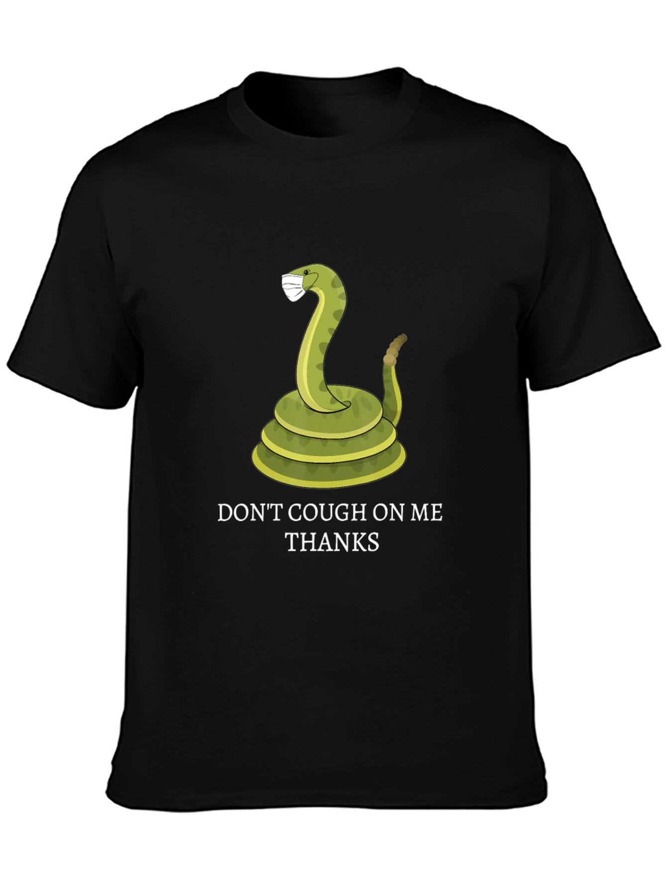 Dont Cough On Me T-Shirt - Funny Snake Tee